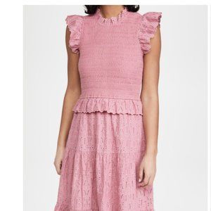 Sea New York Ingrid Smocked Midi Dress